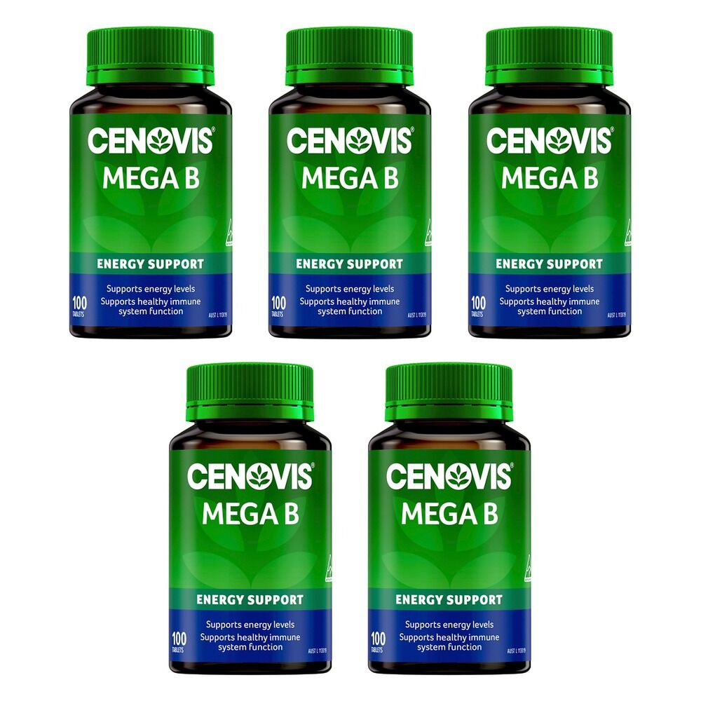 Cenovis Mega B 100 Tablets x 3 Bundle of 5