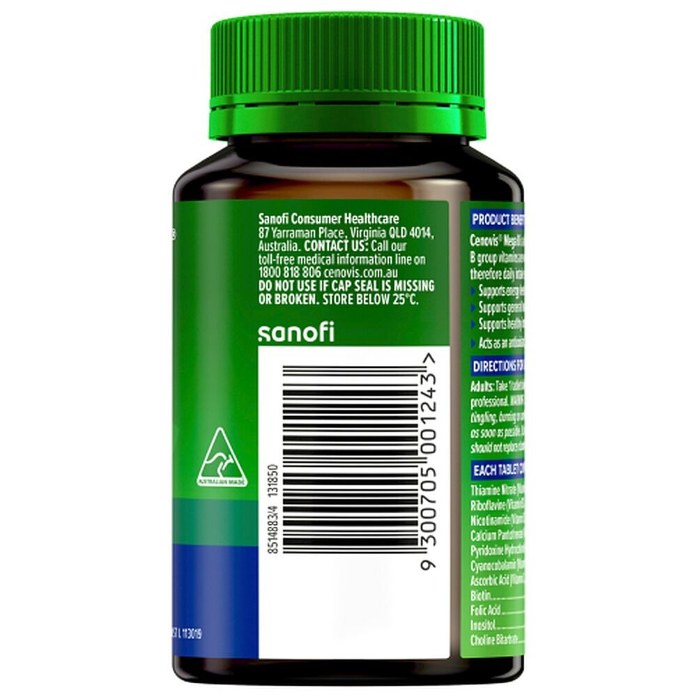 Cenovis Mega B 100 Tablets x 3