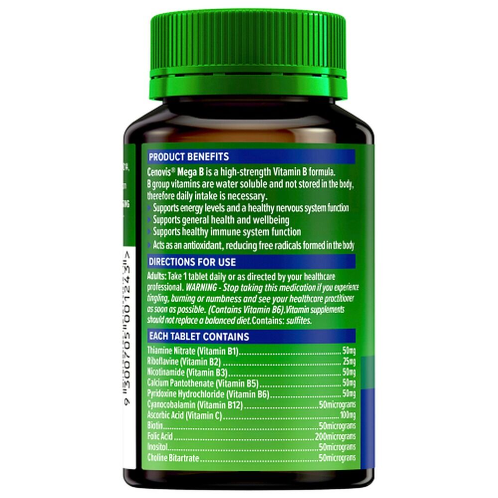 Cenovis Mega B 100 Tablets x 3