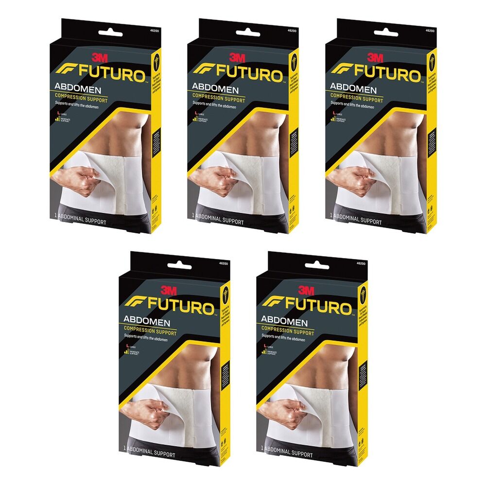 Futuro Abdomen Compression Support Large Pack of 5