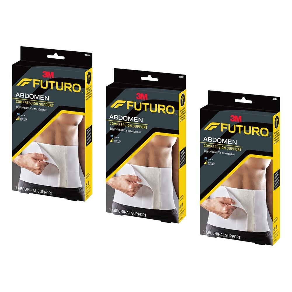 Futuro Abdominal Compression Support Medium Pack of 3