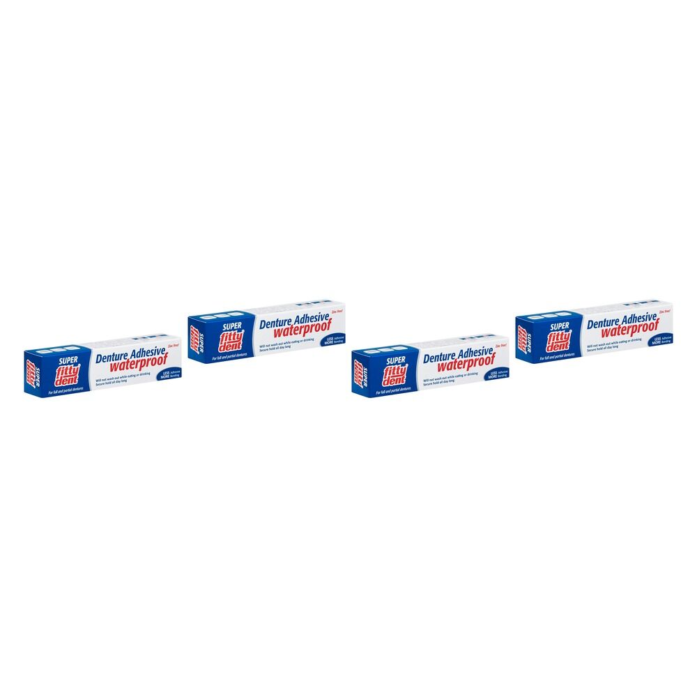 Fittydent Denture Adhesive 40g Pack of 4
