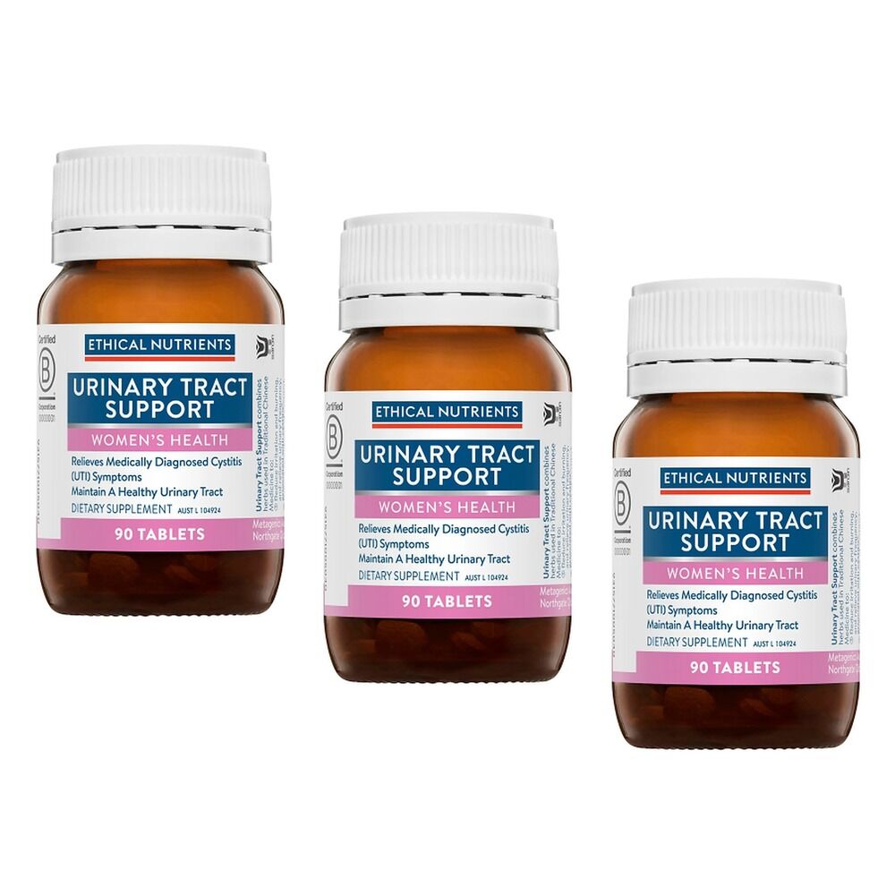 Ethical Nutrients Urinary Tract Support 90 Tablets Pack of 3