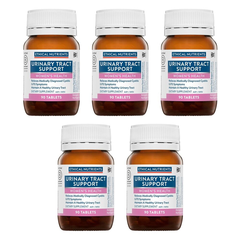 Ethical Nutrients Urinary Tract Support 90 Tablets Pack of 5