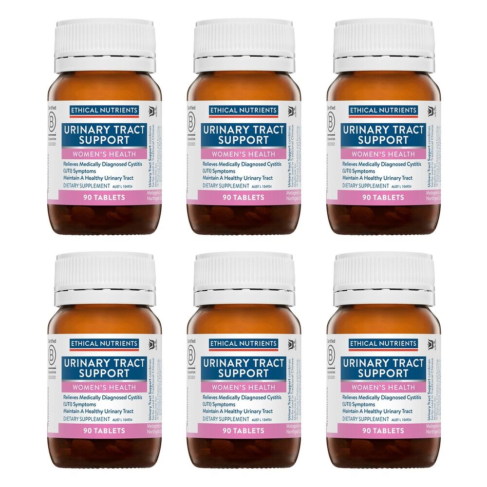 Ethical Nutrients Urinary Tract Support 90 Tablets Pack of 6
