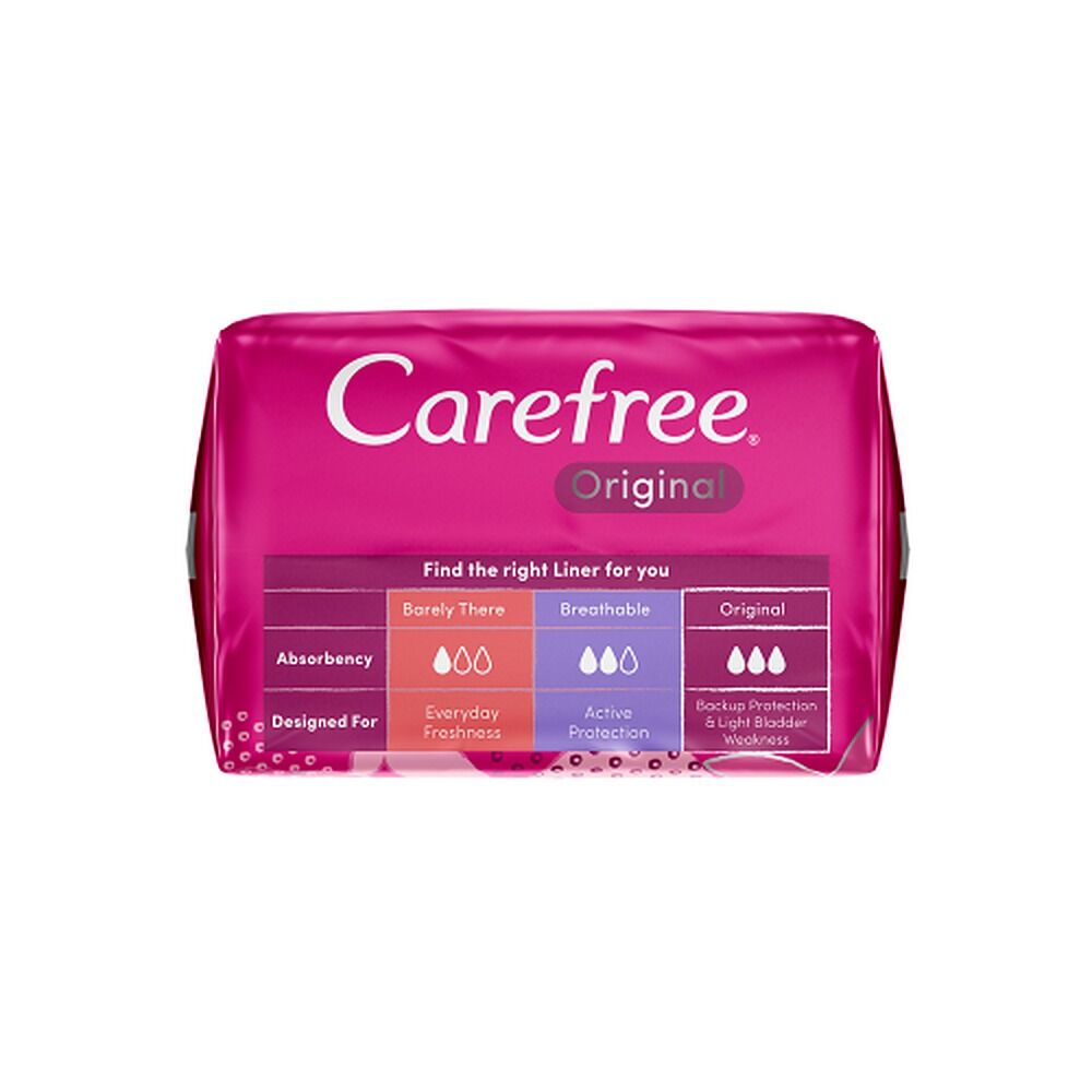 Carefree Original Back Up Protection Liners 30 Pack x 16