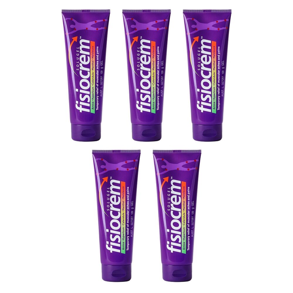 Fisiocrem Solugel, 120g Pack of 5