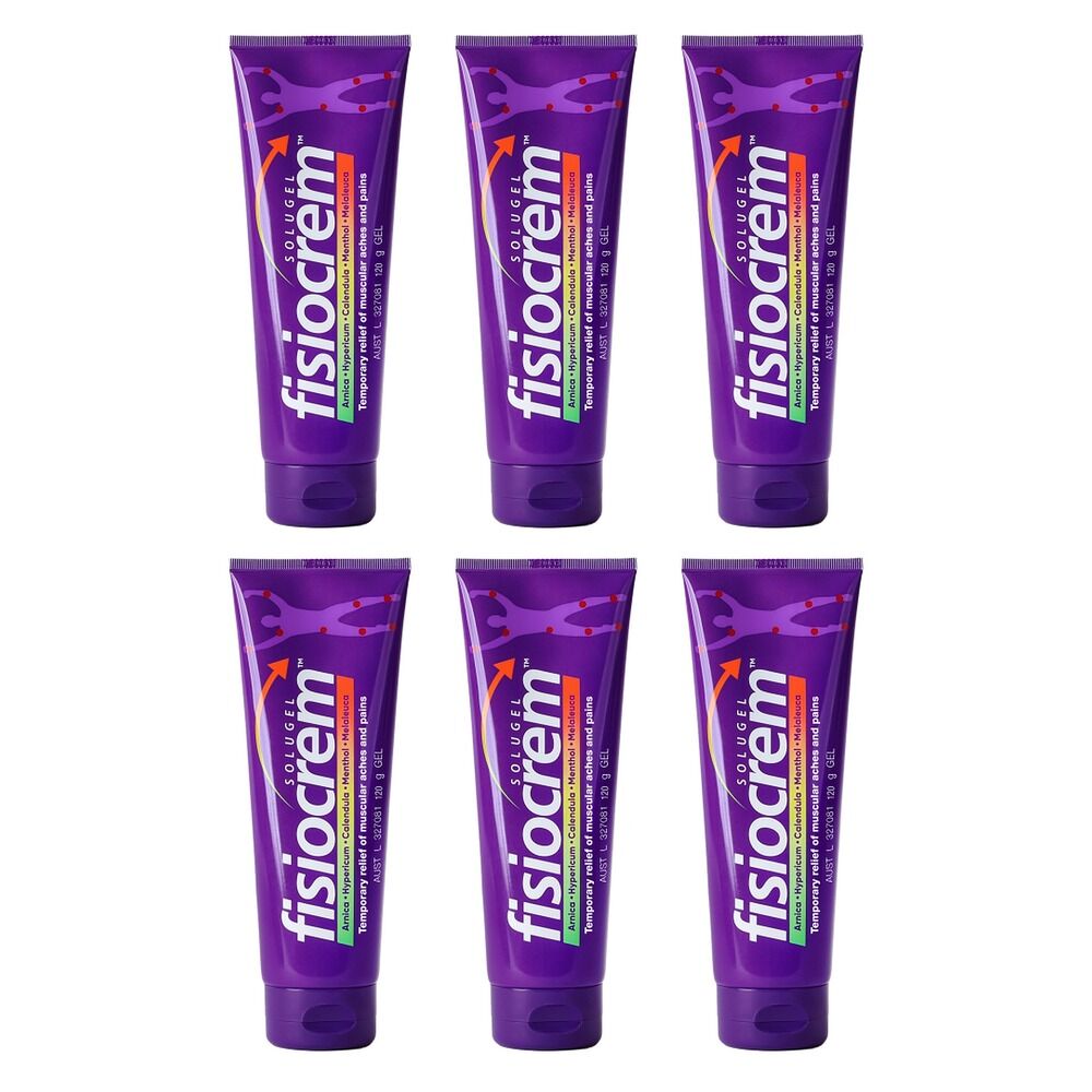 Fisiocrem Solugel, 120g Pack of 6