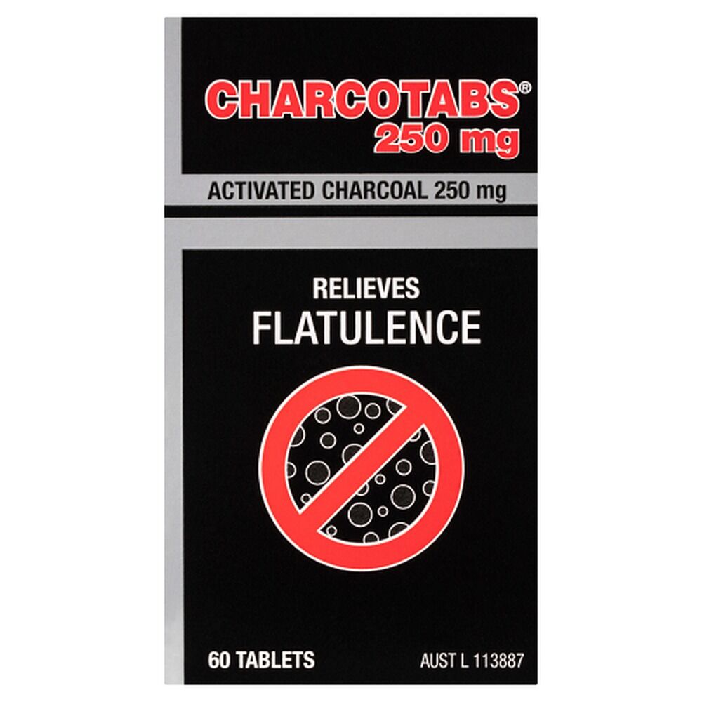 Charcocaps Charcotabs 250mg 60 Tablets