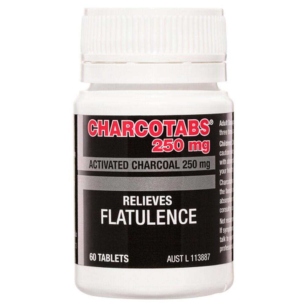 Charcocaps Charcotabs 250mg 60 Tablets