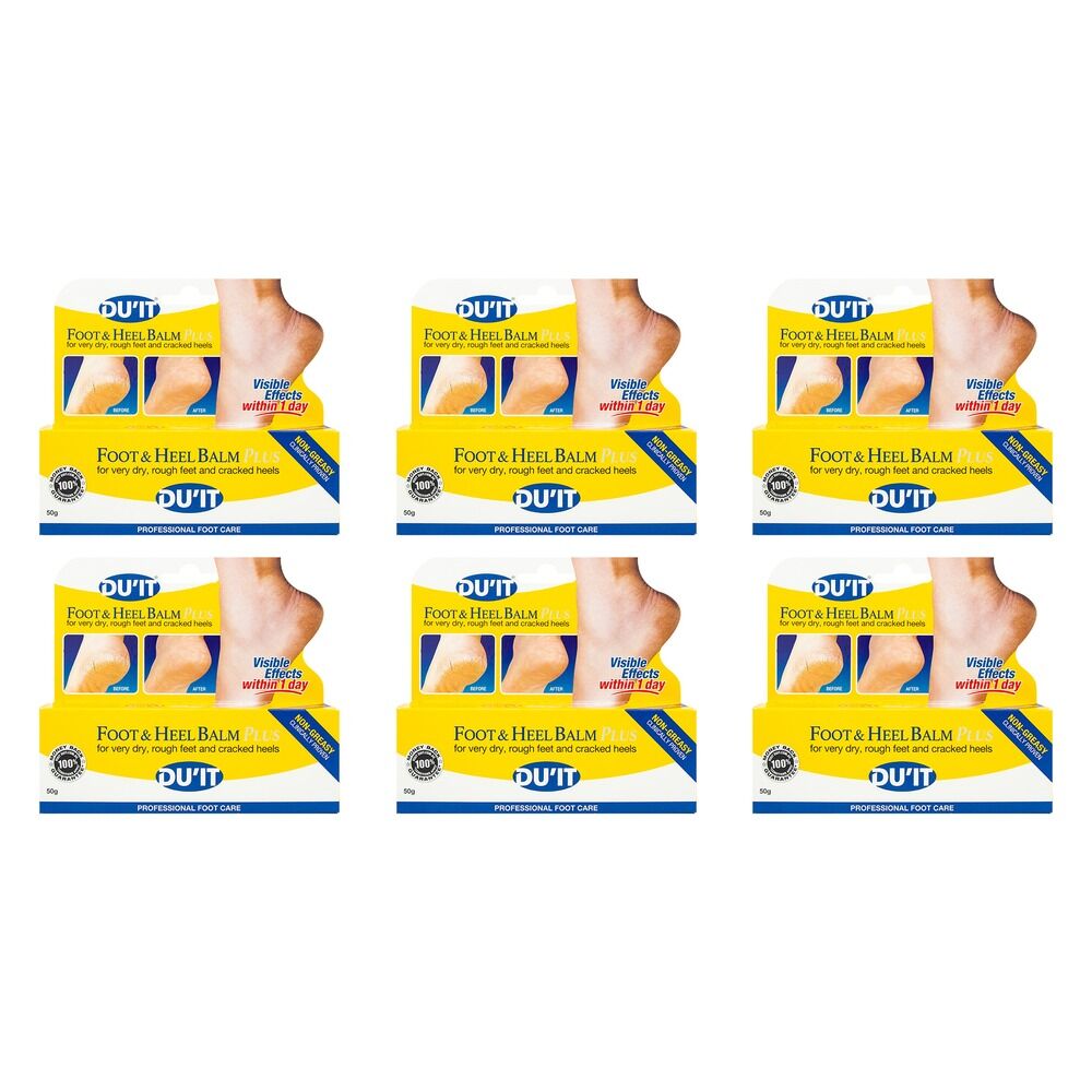 DU'IT Foot & Heel Balm Plus 50g Pack of 6