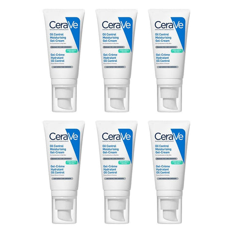 CeraVe Oil Control Moisturising Gel-Cream 52mL Pack of 6
