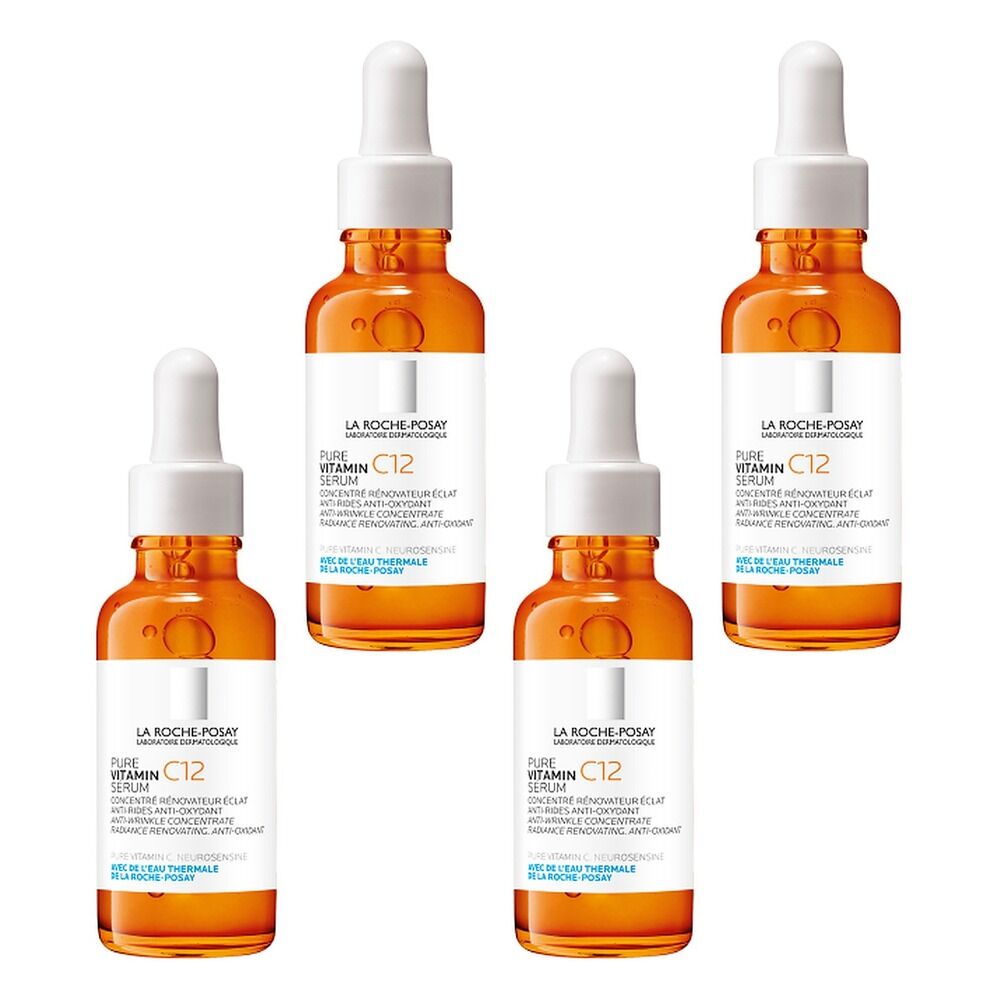 La Roche-Posay Pure Vitamin C12 Serum 30mL Pack of 4