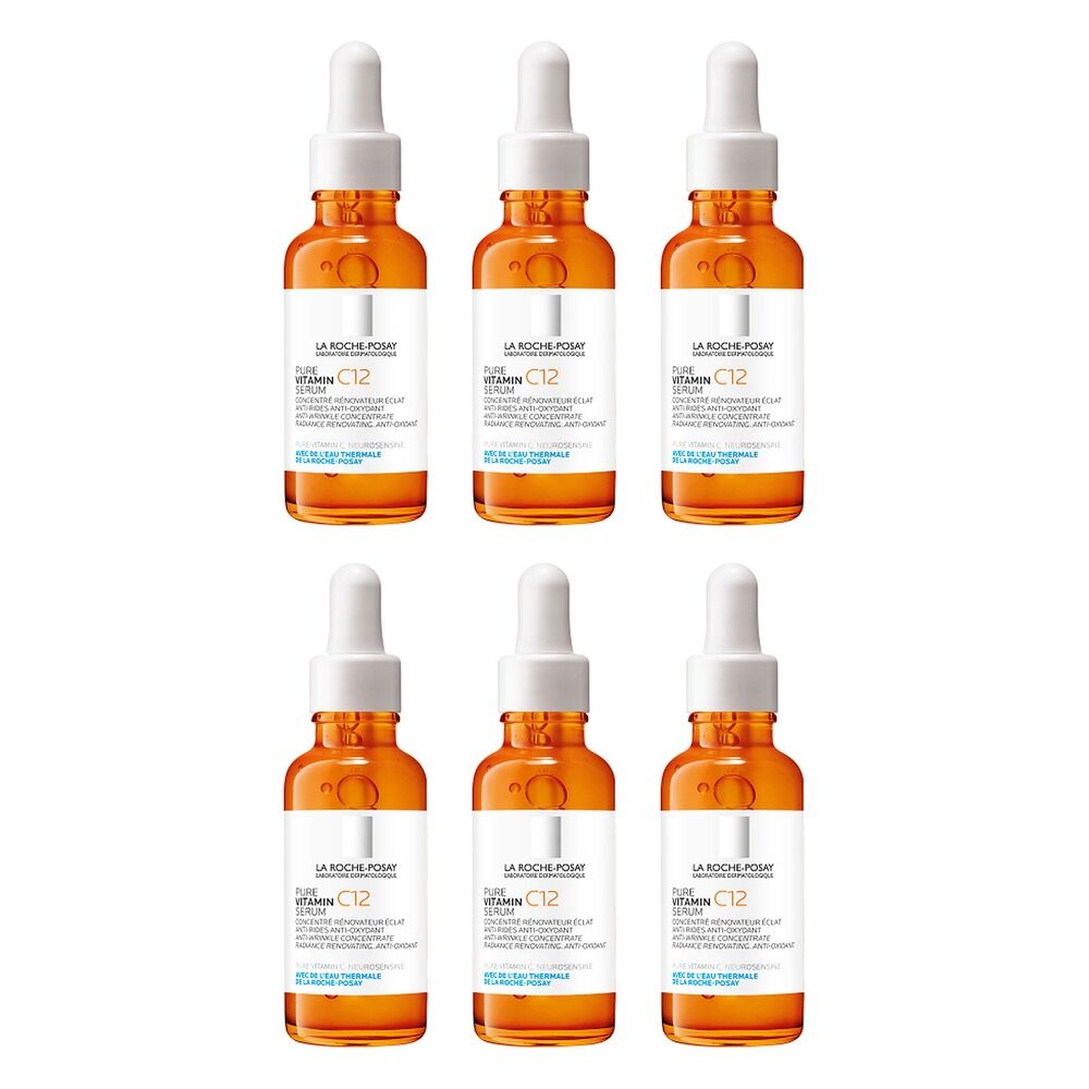 La Roche-Posay Pure Vitamin C12 Serum 30mL Pack of 6
