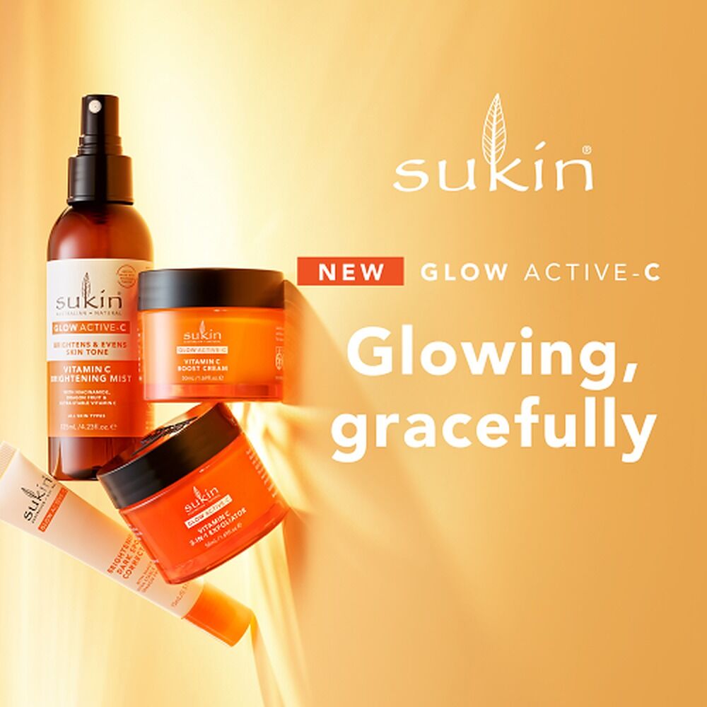 Sukin Glow Active-C Vitamin C 2-in-1 Exfoliator 50mL