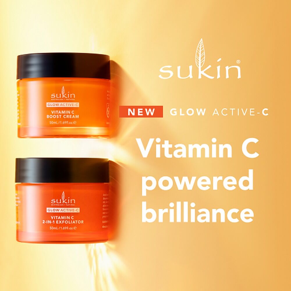 Sukin Glow Active-C Vitamin C Boost Cream 50mL
