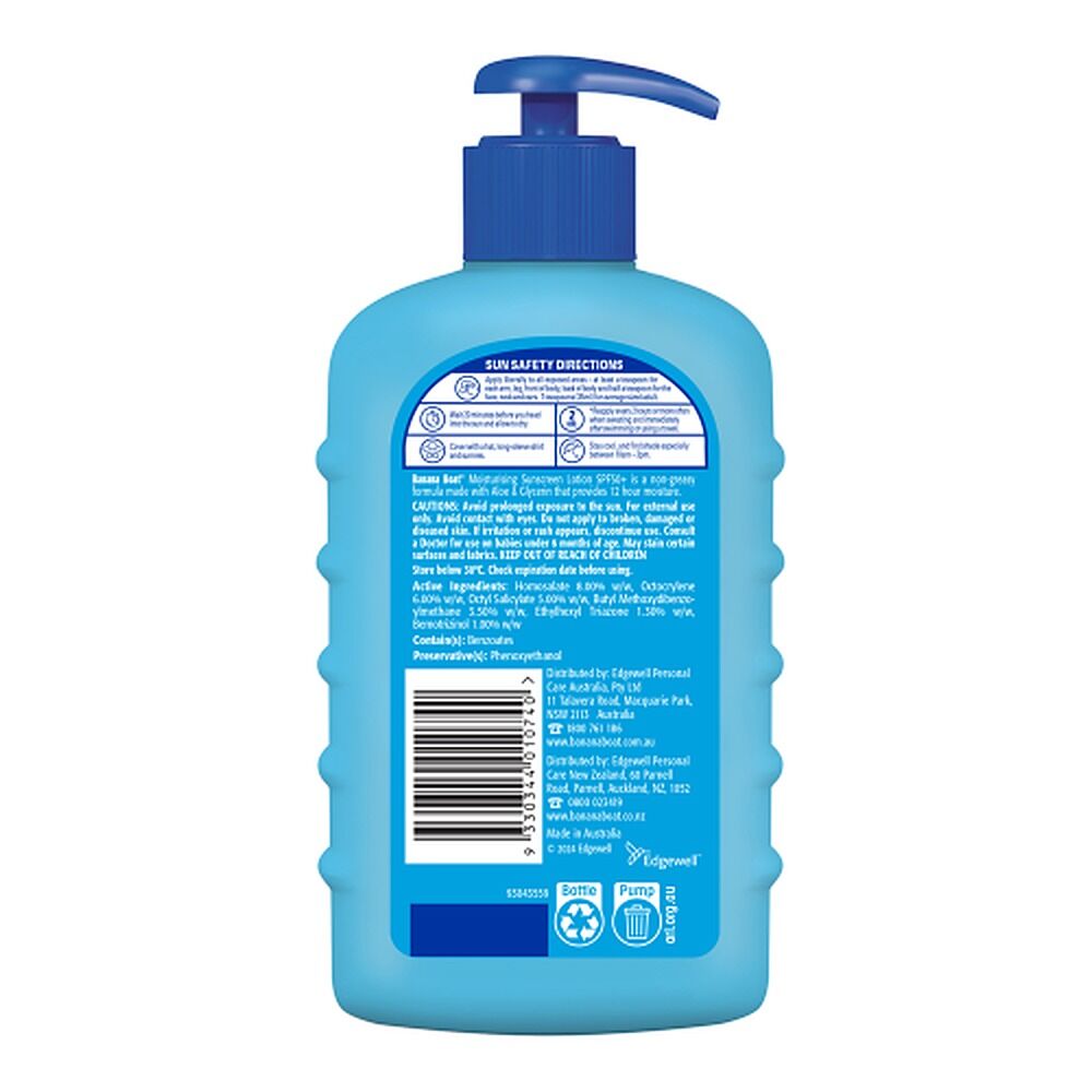 Banana Boat Moisturising Sunscreen Lotion Pump Pack SPF50+ 400g