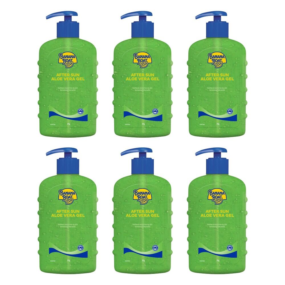 Banana Boat After Sun Aloe Vera Gel 375g Pack of 6