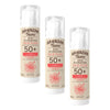 Hawaiian Tropic Silk Hydration Face Fluid Sunscreen SPF50+ 50mL Pack of 3
