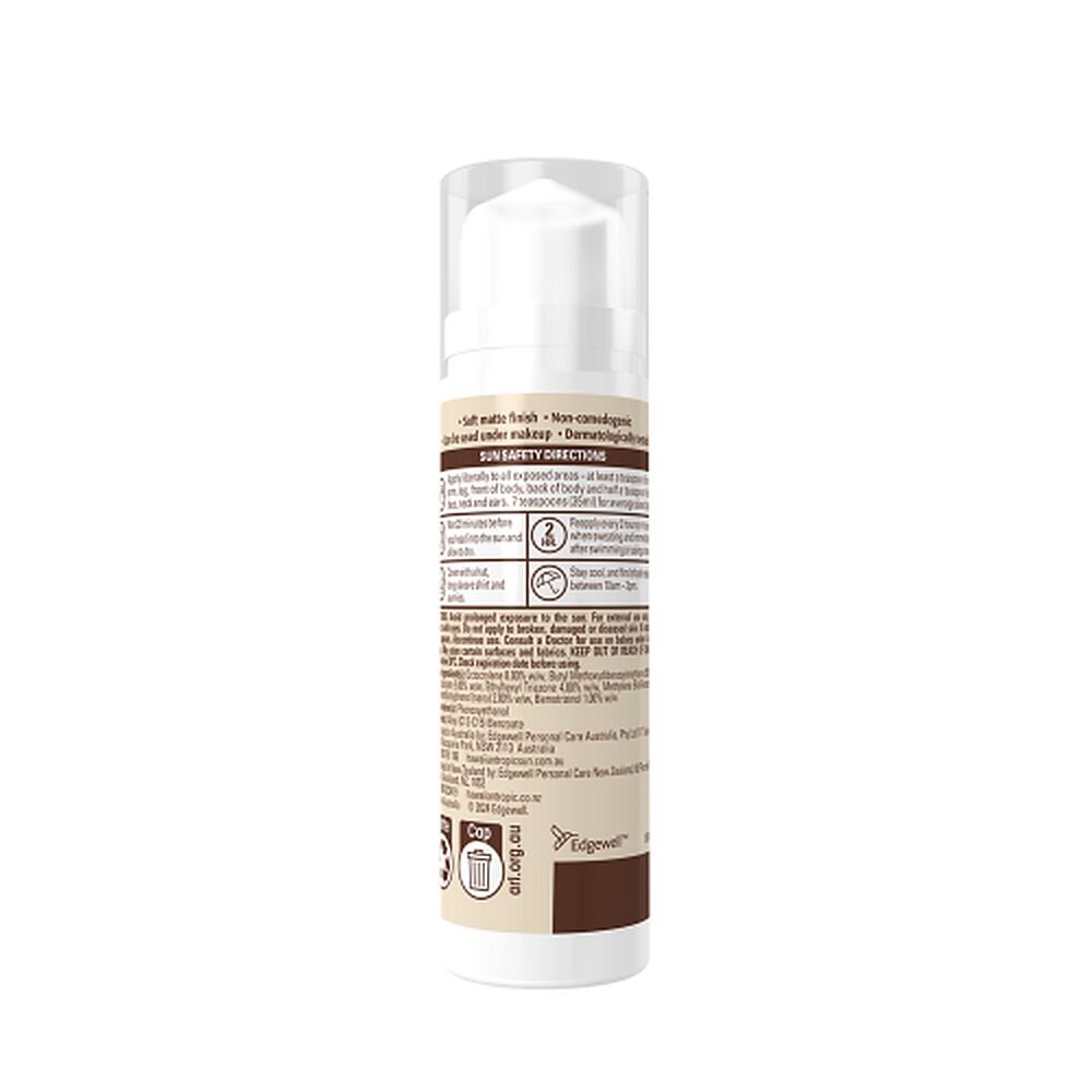 Hawaiian Tropic Silk Hydration Face Fluid Sunscreen SPF50+ 50mL