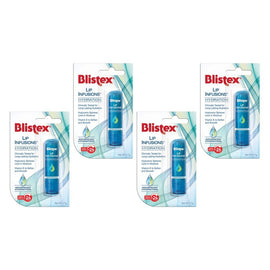 Blistex Lip Infusions Hydration 3.7g Pack of 4