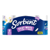 Sorbent Silky White Toilet Tissue 3 Ply 8 Pack x 6