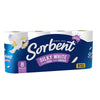Sorbent Silky White Toilet Tissue 3 Ply 8 Pack x 6