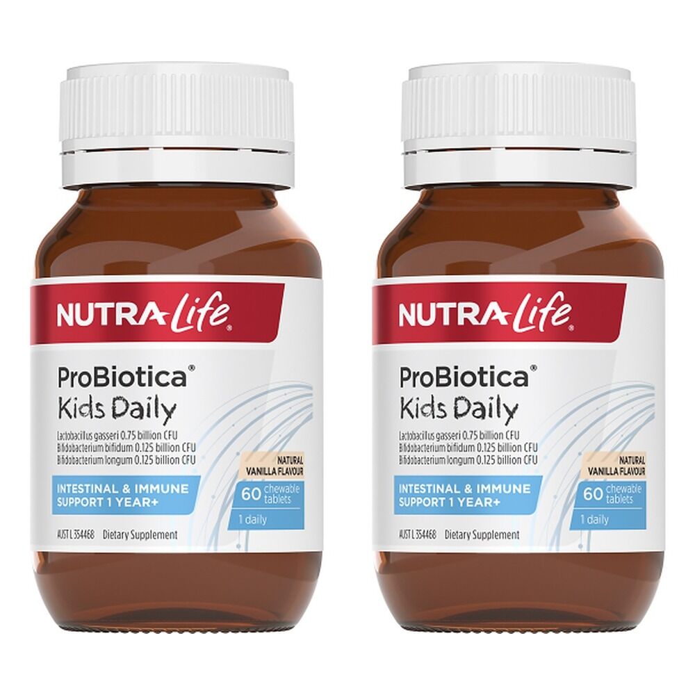 Nutra-Life Probiotica Kids Daily 60 Tablets Pack of 2