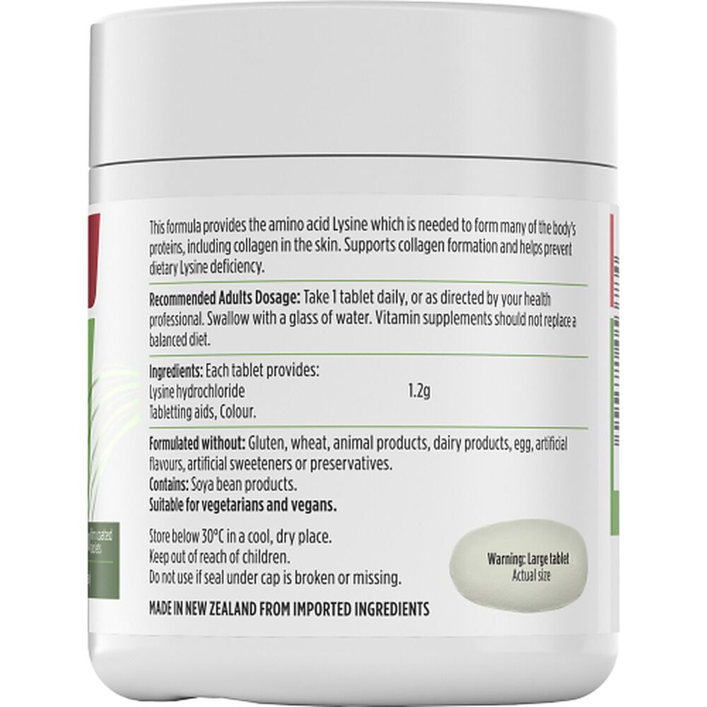 Nutra-Life L-Lysine 1200mg 60 Tablets