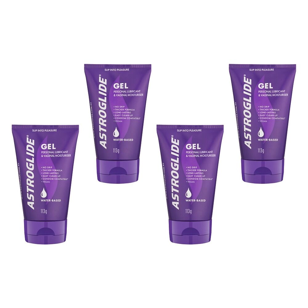 Astroglide Personal Lubricant Gel 113g x 3 Bundle of 4
