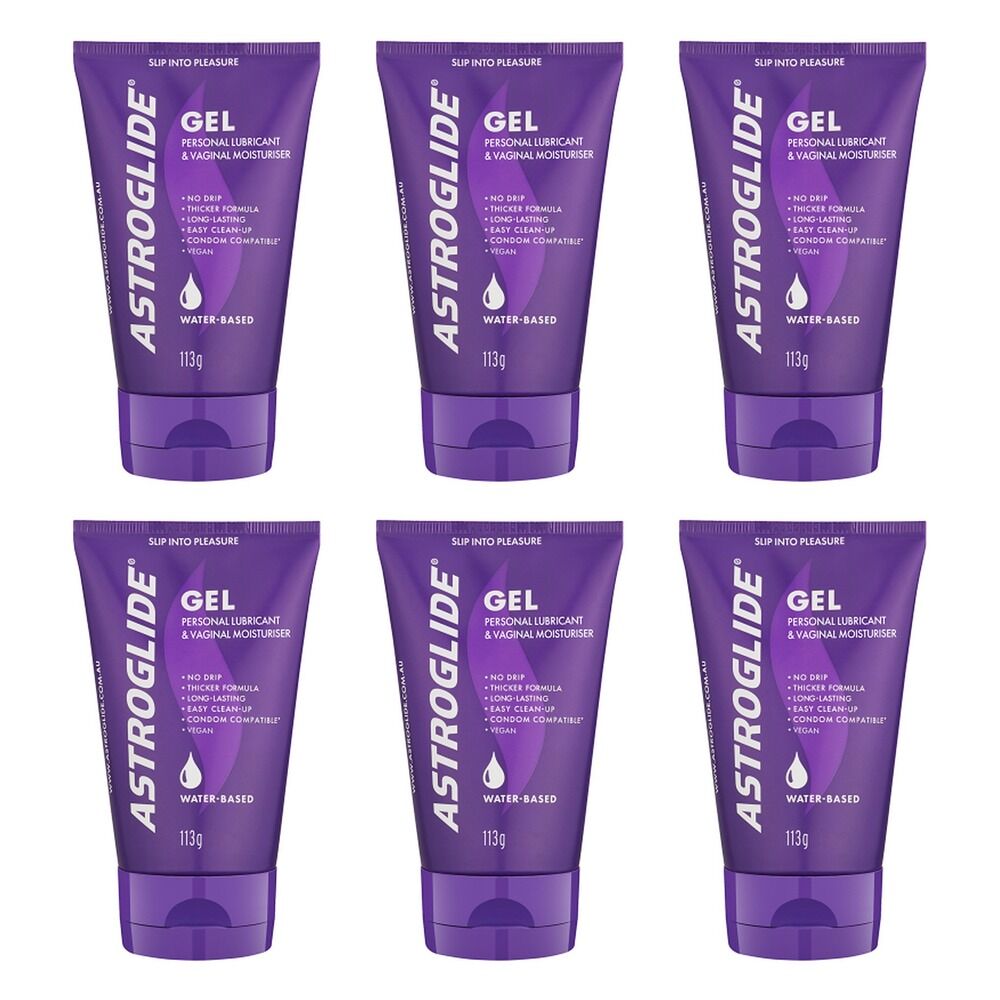 Astroglide Personal Lubricant Gel 113g x 3 Bundle of 6