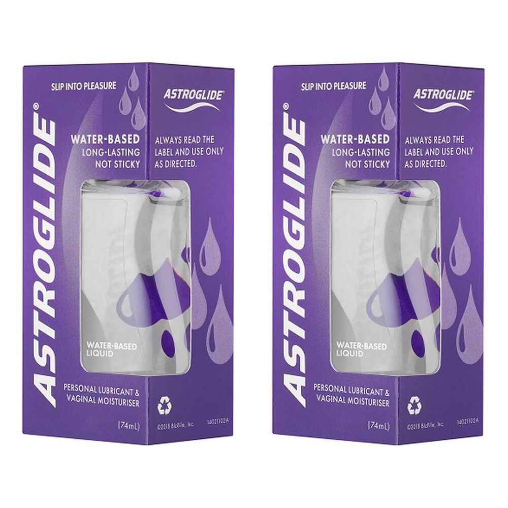 Astroglide Personal Lubricant & Vaginal Moisturiser 74mL x 3 Bundle of 2