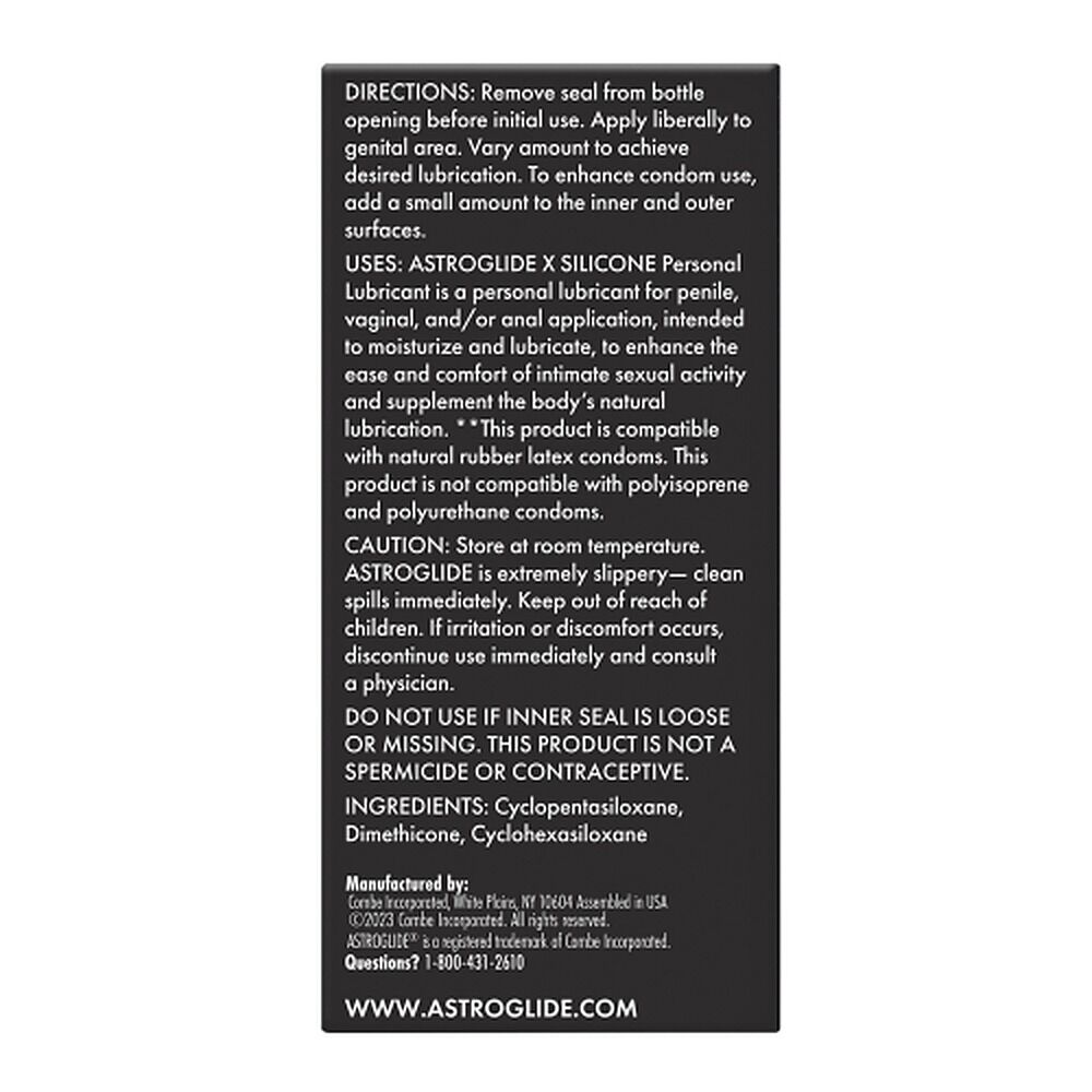Astroglide X Premium Silicone Liquid 74mL x 3