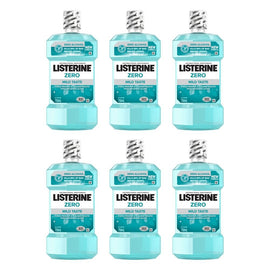 Listerine Zero Mouthwash 750mL x 2 Bundle of 6