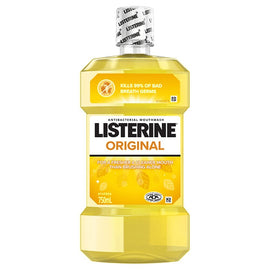 Listerine Original Antibacterial Mouthwash 750mL x 2