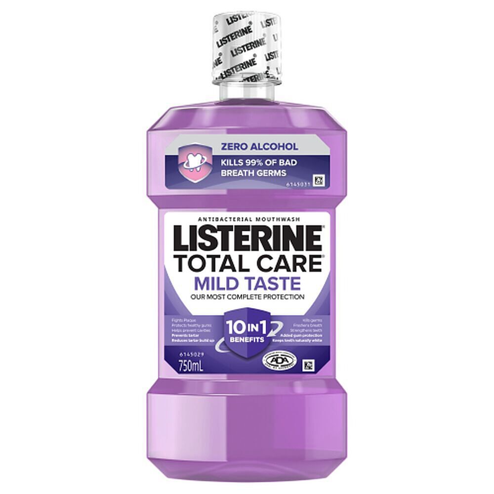 Listerine Total Care Zero Mouthwash 750mL