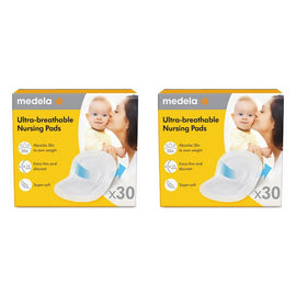 Medela Ultra Breathable Nursing Pads 30 Pack x 3 Bundle of 2