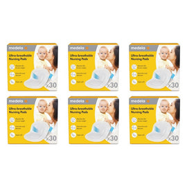 Medela Ultra Breathable Nursing Pads 30 Pack x 3 Bundle of 6