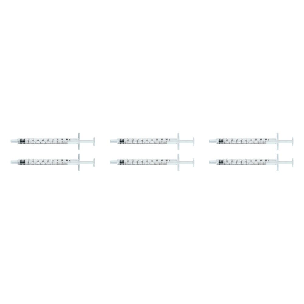 Terumo Syringe NN 1mL TB 100 Pack Bundle of 6