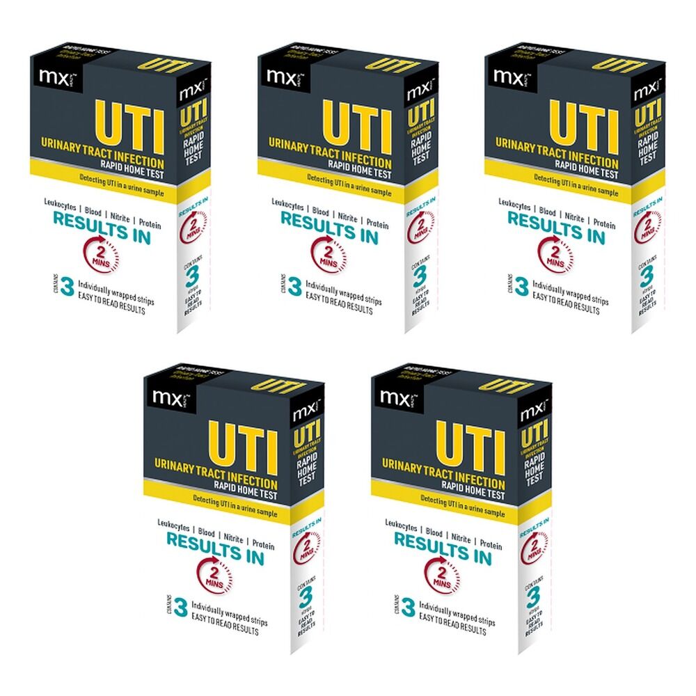 MX Health Medinox UTI Test 3 Pack Bundle of 5