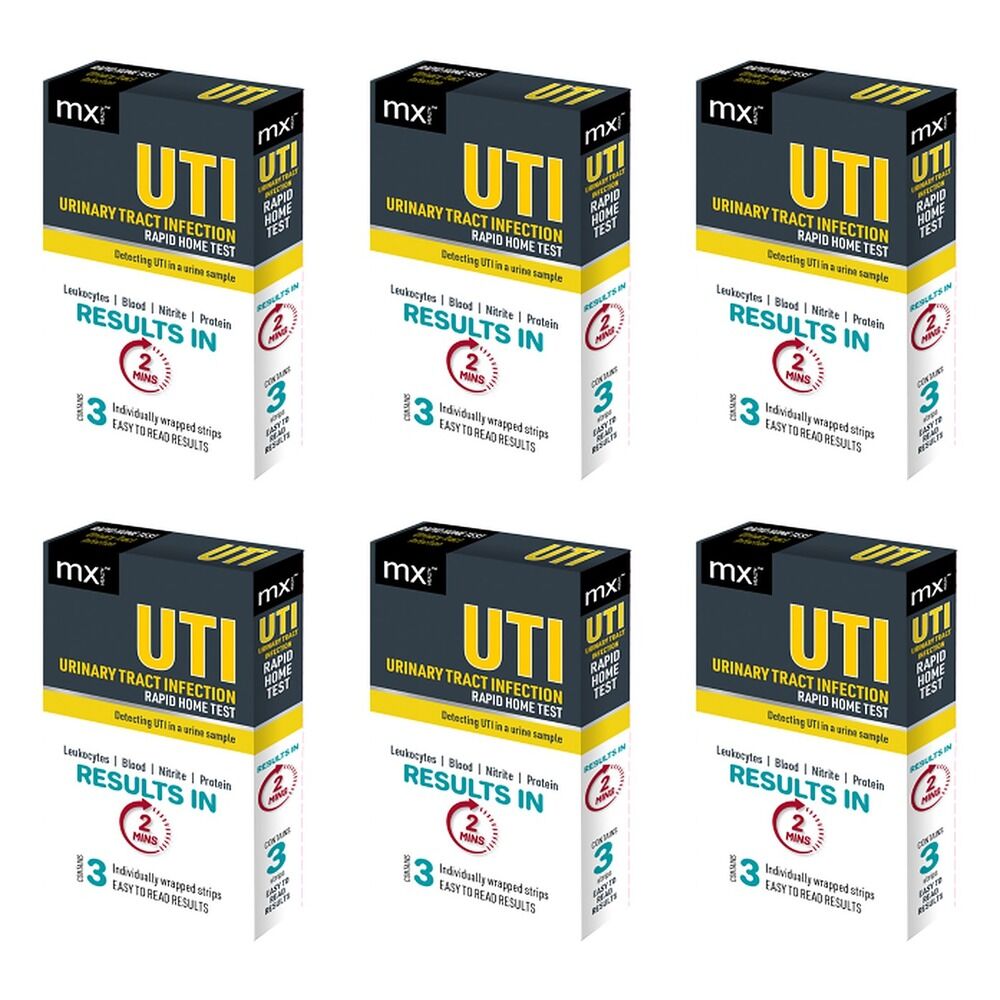 MX Health Medinox UTI Test 3 Pack Bundle of 6