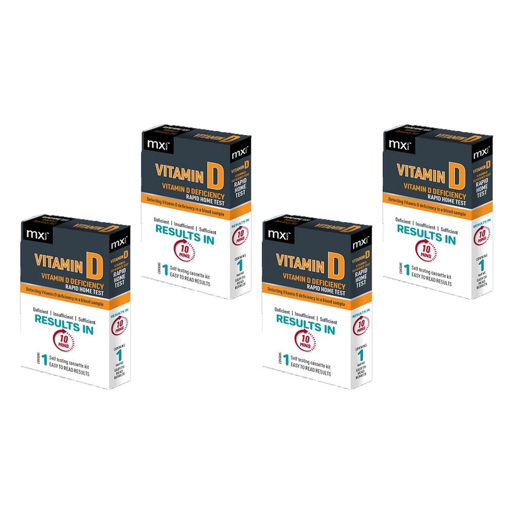 Medinox Vitamin D Test - MX Health Pack of 4