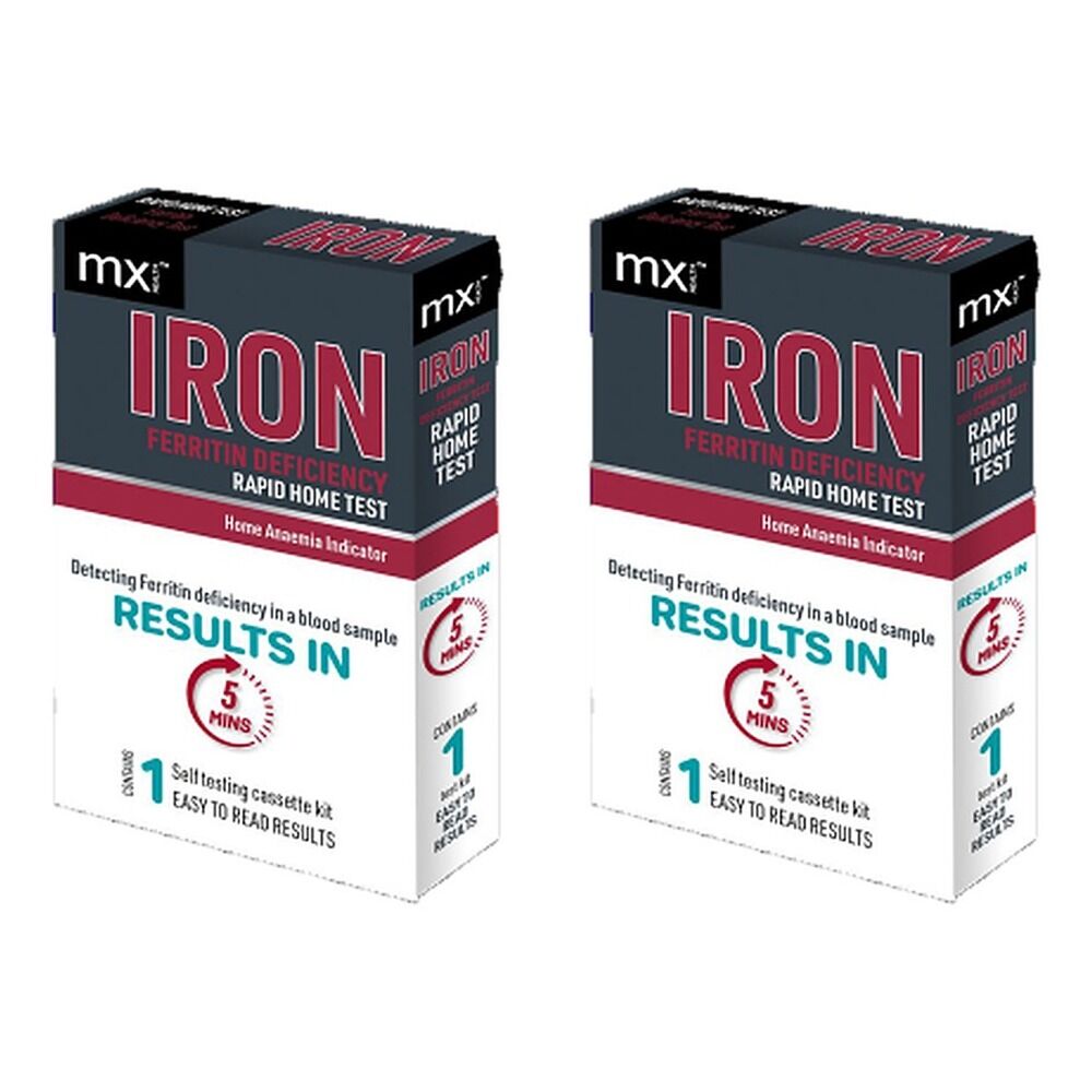 MX Health Medinox Iron Test Pack of 2
