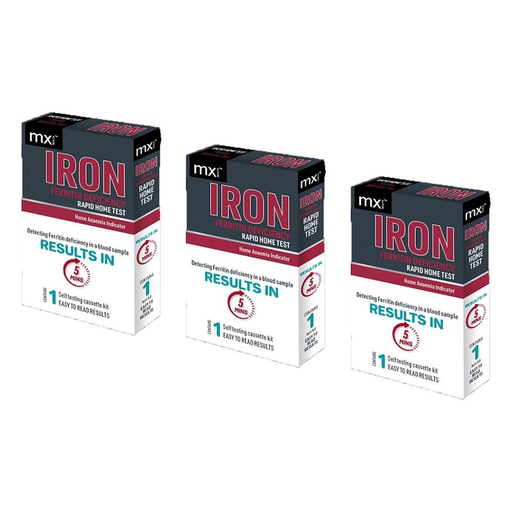 MX Health Medinox Iron Test Pack of 3