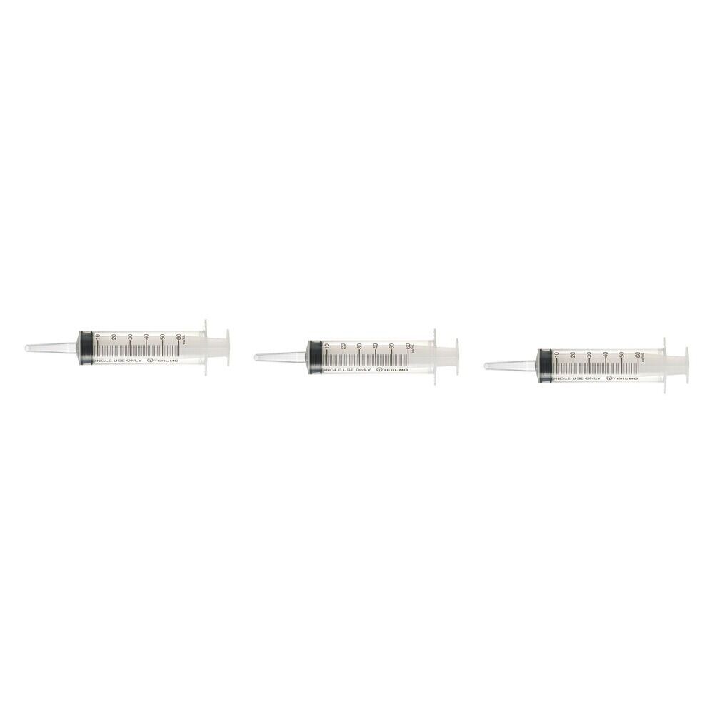 Terumo Syringe Catheter Tip 60mL Pack of 3