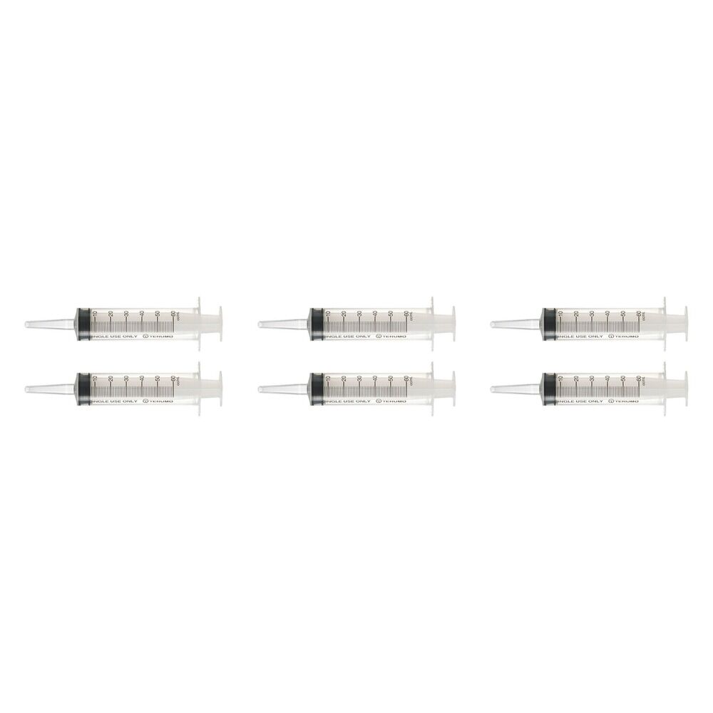 Terumo Syringe Catheter Tip 60mL Pack of 6
