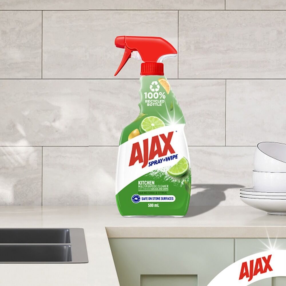 Ajax Spray n' Wipe Stonesafe Baking Soda 500mL