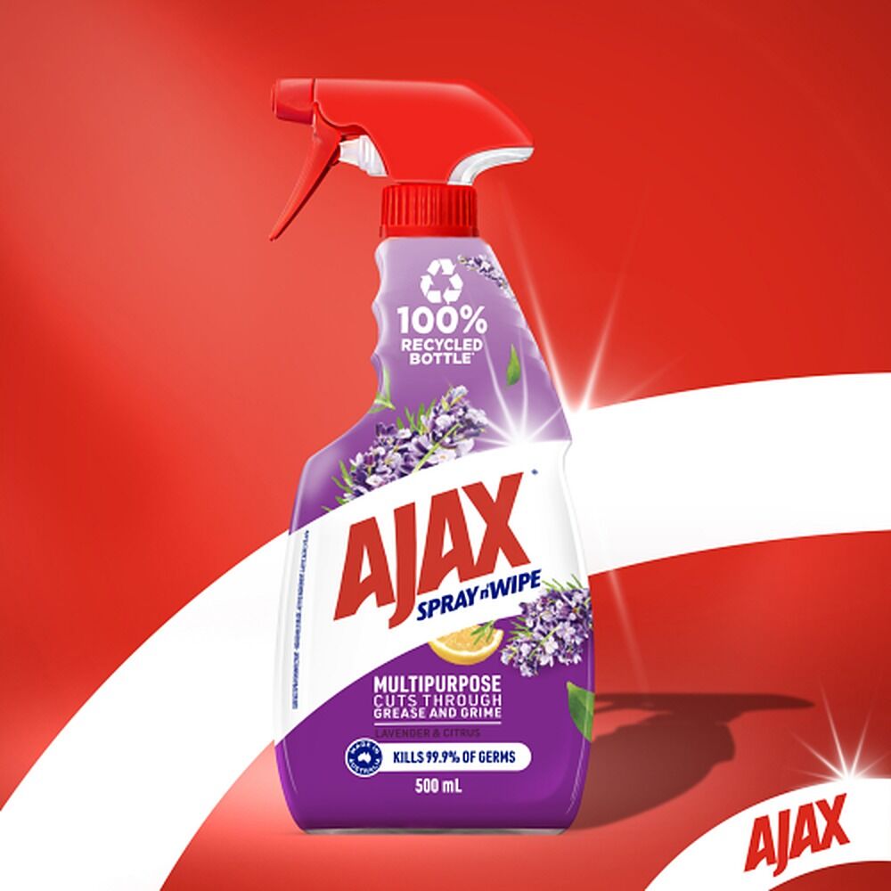 Ajax Spray n' Wipe Lavender & Citrus 500mL