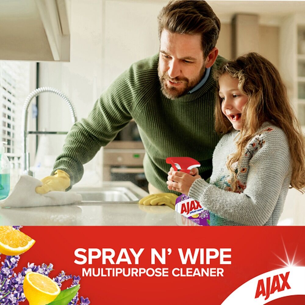 Ajax Spray n' Wipe Lavender & Citrus 500mL