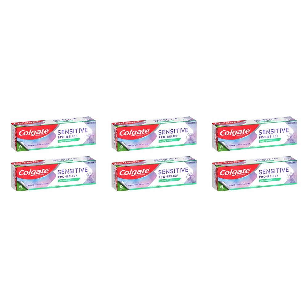 Colgate Sensitive Pro-Relief Lasting Fresh Toothpaste 110g Pack of 6